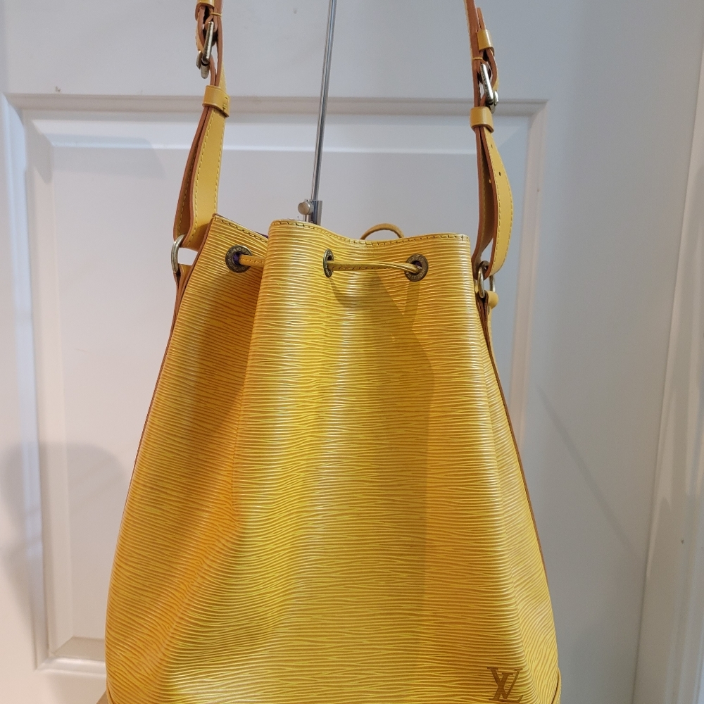 LV Yellow Epi Noe Bag
